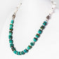 Fresh Water Pearl and Turquoise Necklace with Sterling Silver Details - 58cm - Victoria's Jewellery