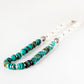 Fresh Water Pearl and Turquoise Necklace with Sterling Silver Details - 58cm - Victoria's Jewellery