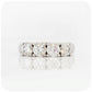 Brilliant cut Lab Grown Diamond Half Eternity Wedding Ring - Victoria's Jewellery