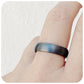 Grey and Black Brushed Mens Tungsten Wedding Ring - Victoria's Jewellery