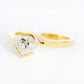 Celeste, a Heart Cut Lab Diamond Ring - Victoria's Jewellery