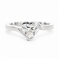 Celeste, a Heart Cut Lab Diamond Ring