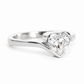 Celeste, a Heart Cut Lab Diamond Ring