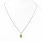 Infinity, Peridot Pendant - 7x5mm - Victoria's Jewellery