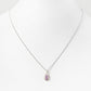 The Infinity Pendant with Pink Amethyst
