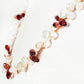 Keshi Pearl and Swarovski Crystal Necklace - Victoria's Jewellery
