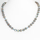 Rainbow Labradorite and Hematite Bead Necklace - 45cm - Victoria's Jewellery