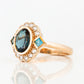 Leonor, a London Blue Topaz and Diamond Ring