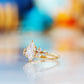 Lucia, a Marquise cut Lab Diamond Engagement Ring - Victoria's Jewellery