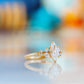 Lucia, a Marquise cut Lab Diamond Engagement Ring - Victoria's Jewellery