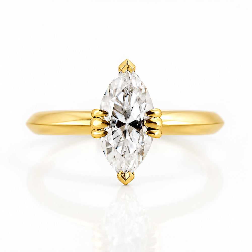 Tatum, a Marquise cut Lab Diamond Ring - Victoria's Jewellery