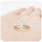 Marquise cut Lab Diamond Engagement Ring in Yellow Gold - Victoria's Jewellery