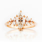 Lucia, a Marquise cut Lab Diamond Engagement Ring - Victoria's Jewellery