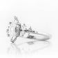 Lucia, a Marquise cut Lab Diamond Engagement Ring - Victoria's Jewellery