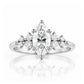 Lucia, a Marquise cut Lab Diamond Engagement Ring - Victoria's Jewellery