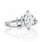 Lucia, a Marquise cut Lab Diamond Engagement Ring - Victoria's Jewellery