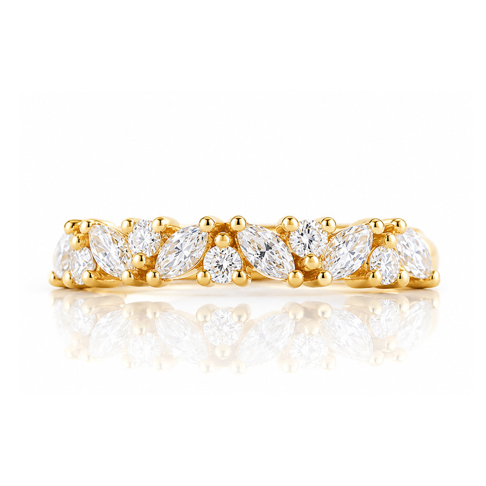 Tiani, a Lab Diamond Wedding Band - Victoria's Jewellery