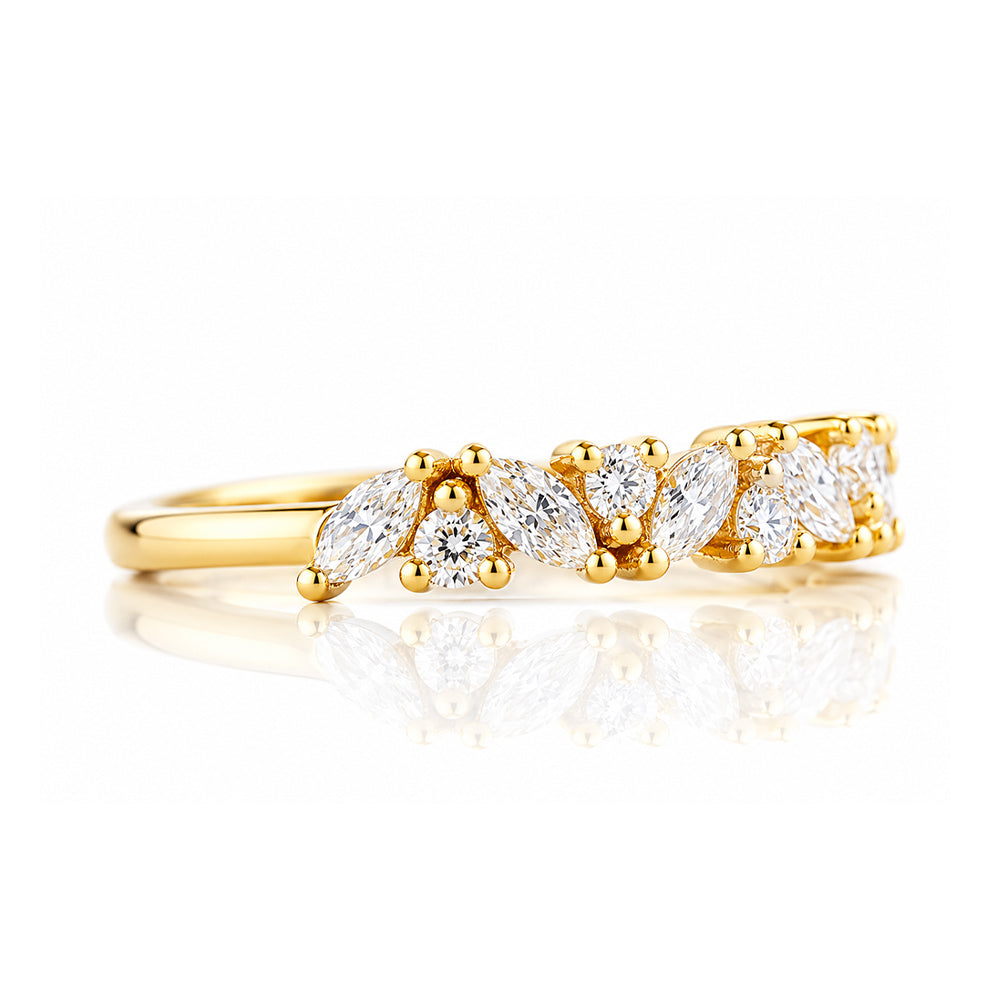 Tiani, a Lab Diamond Wedding Band - Victoria's Jewellery