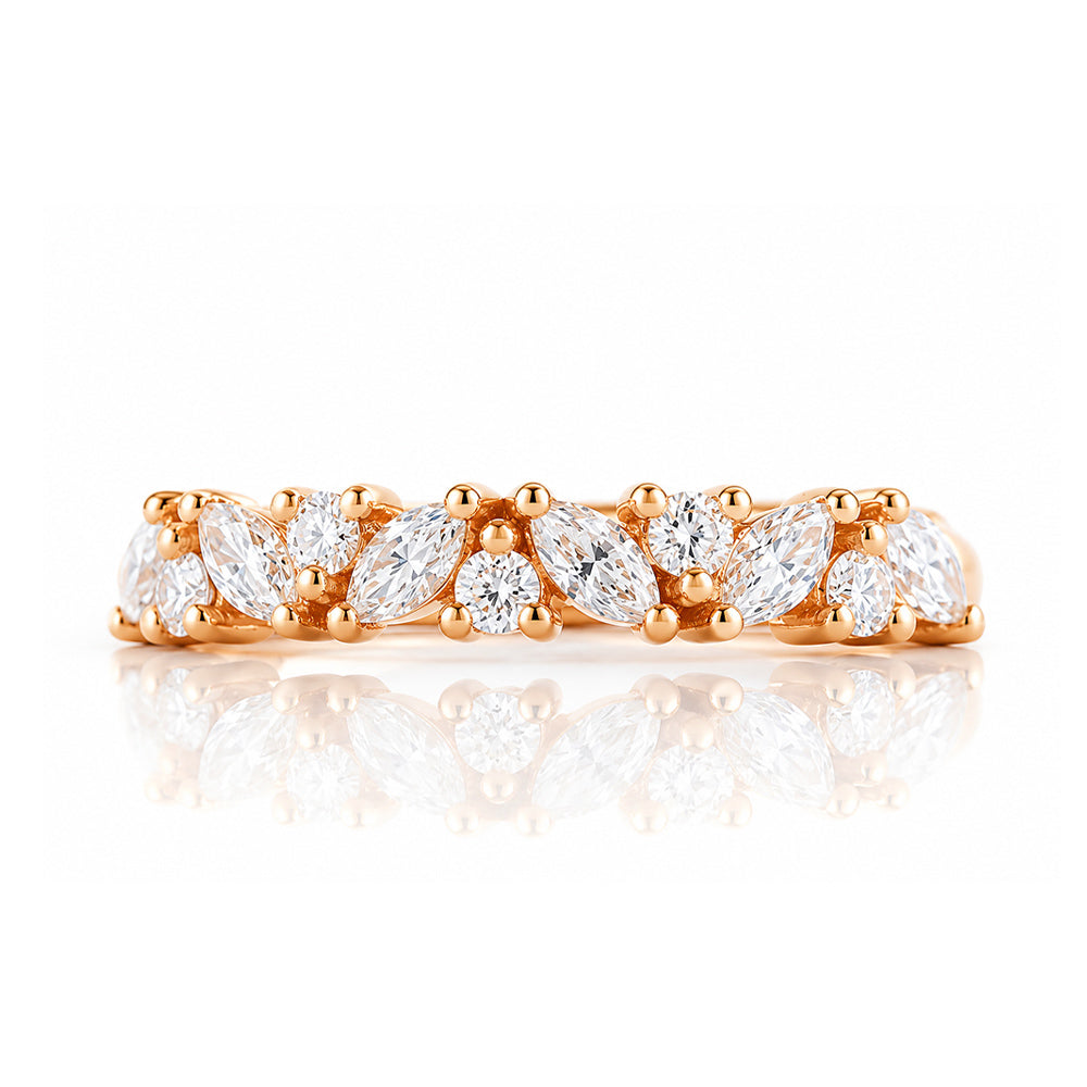 Tiani, a Lab Diamond Wedding Band - Victoria's Jewellery