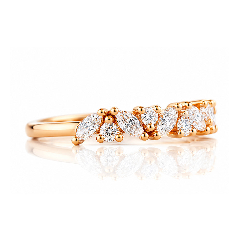 Tiani, a Lab Diamond Wedding Band - Victoria's Jewellery