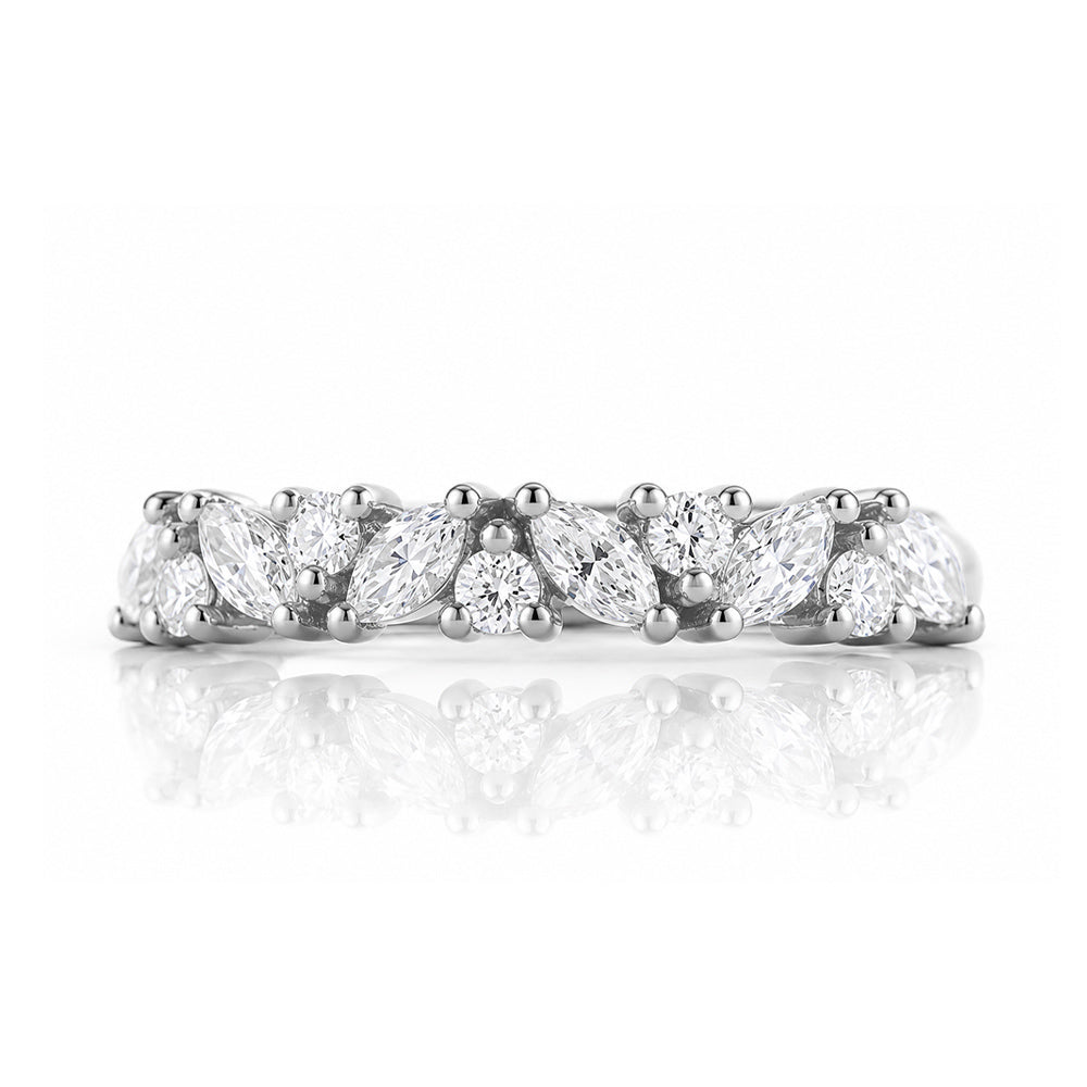 Tiani, a Lab Diamond Wedding Band - Victoria's Jewellery