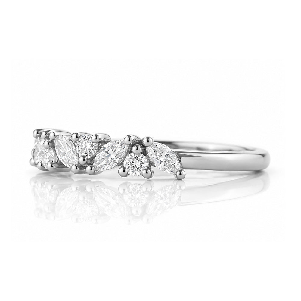 Tiani, a Lab Diamond Wedding Band - Victoria's Jewellery