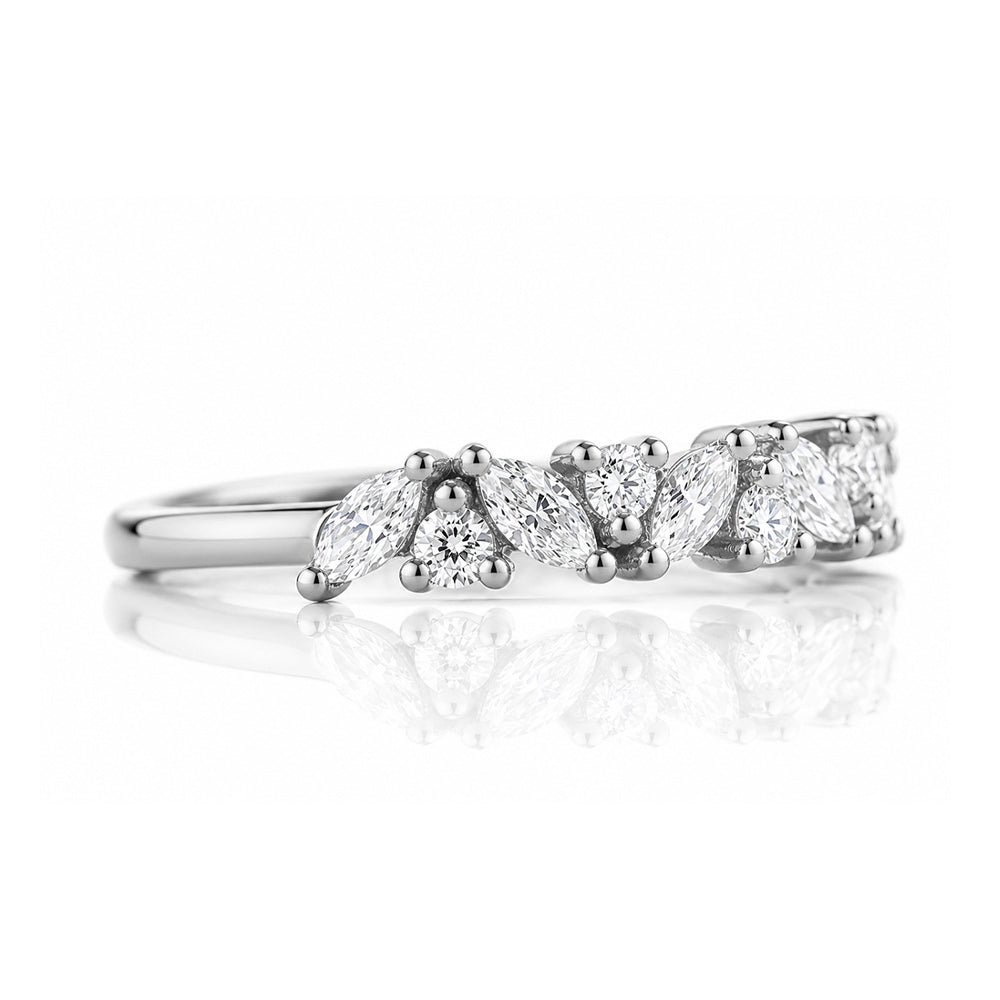 Tiani, a Lab Diamond Wedding Band - Victoria's Jewellery