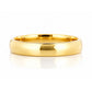 James, a Men's Comfort Fit Gold Wedding Band - Polished - Victoria's Jewellery