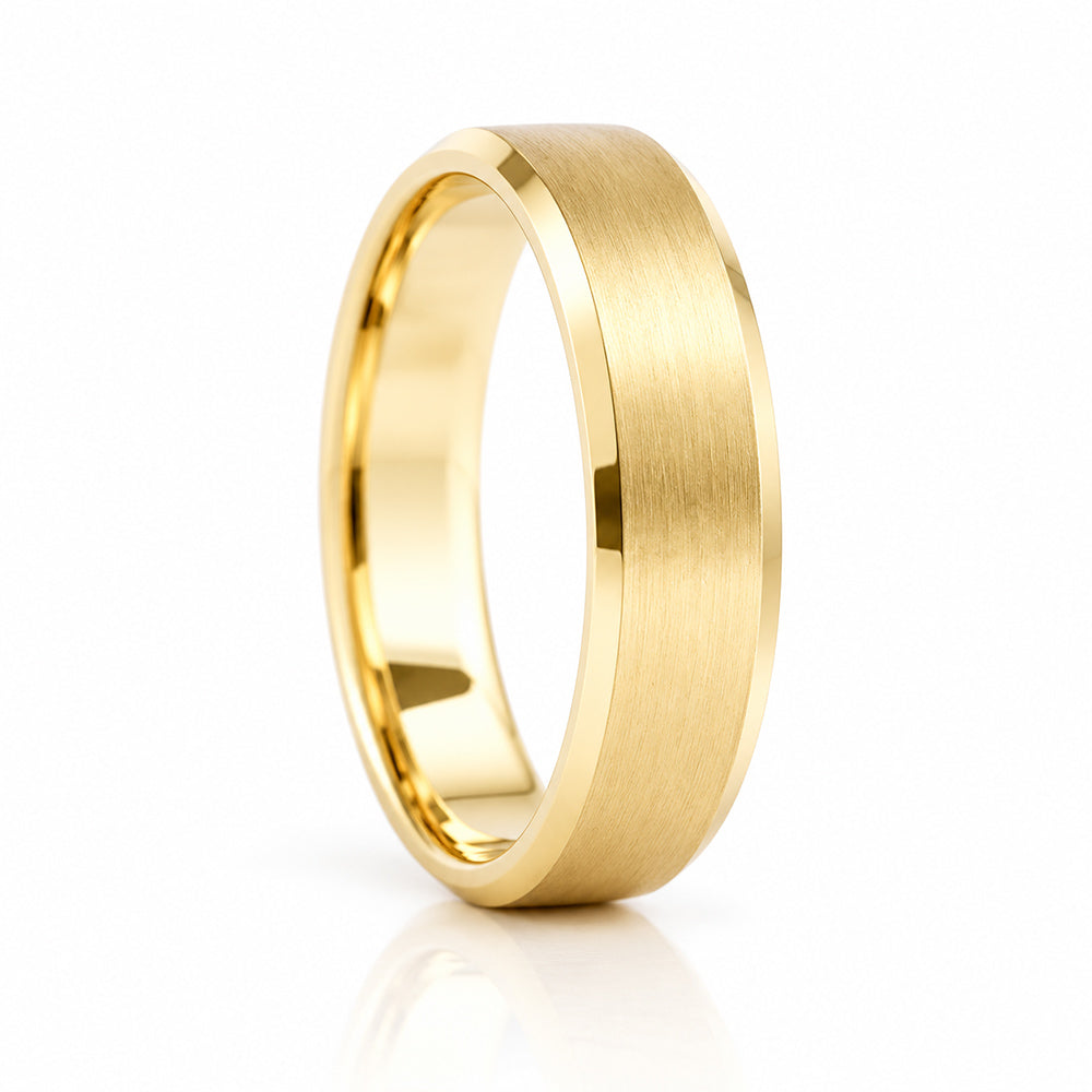 Jarryd, a Bevelled Edge Mens Wedding Ring