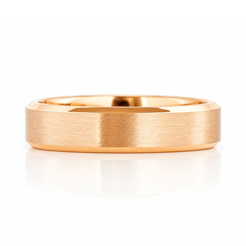 Jarryd, a Bevelled Edge Mens Wedding Ring