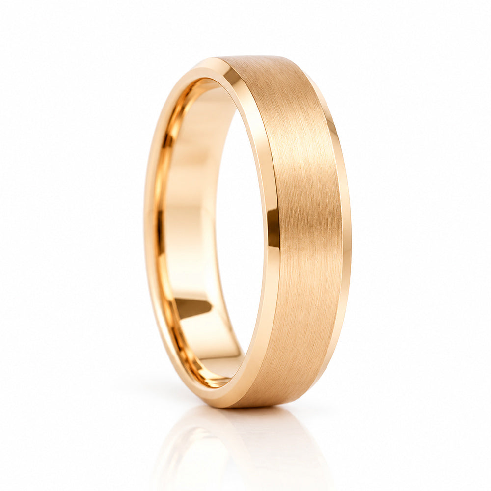 Jarryd, a Bevelled Edge Mens Wedding Ring