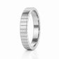 Caspian, a Grooved Wedding Band