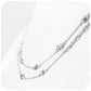 Sky Blue Topaz mixed cuts Necklace - Victoria's Jewellery