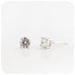 Round cut Moissanite Stud Earrrings - Victoria's Jewellery