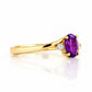 Georgie, Amethyst and Diamond Ring - Victoria's Jewellery