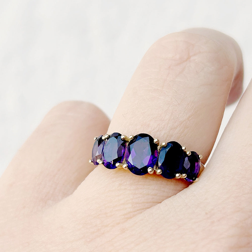 The Amethyst Queen Ring