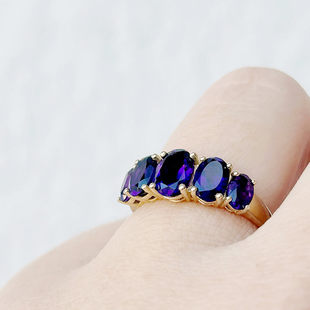 The Amethyst Queen Ring