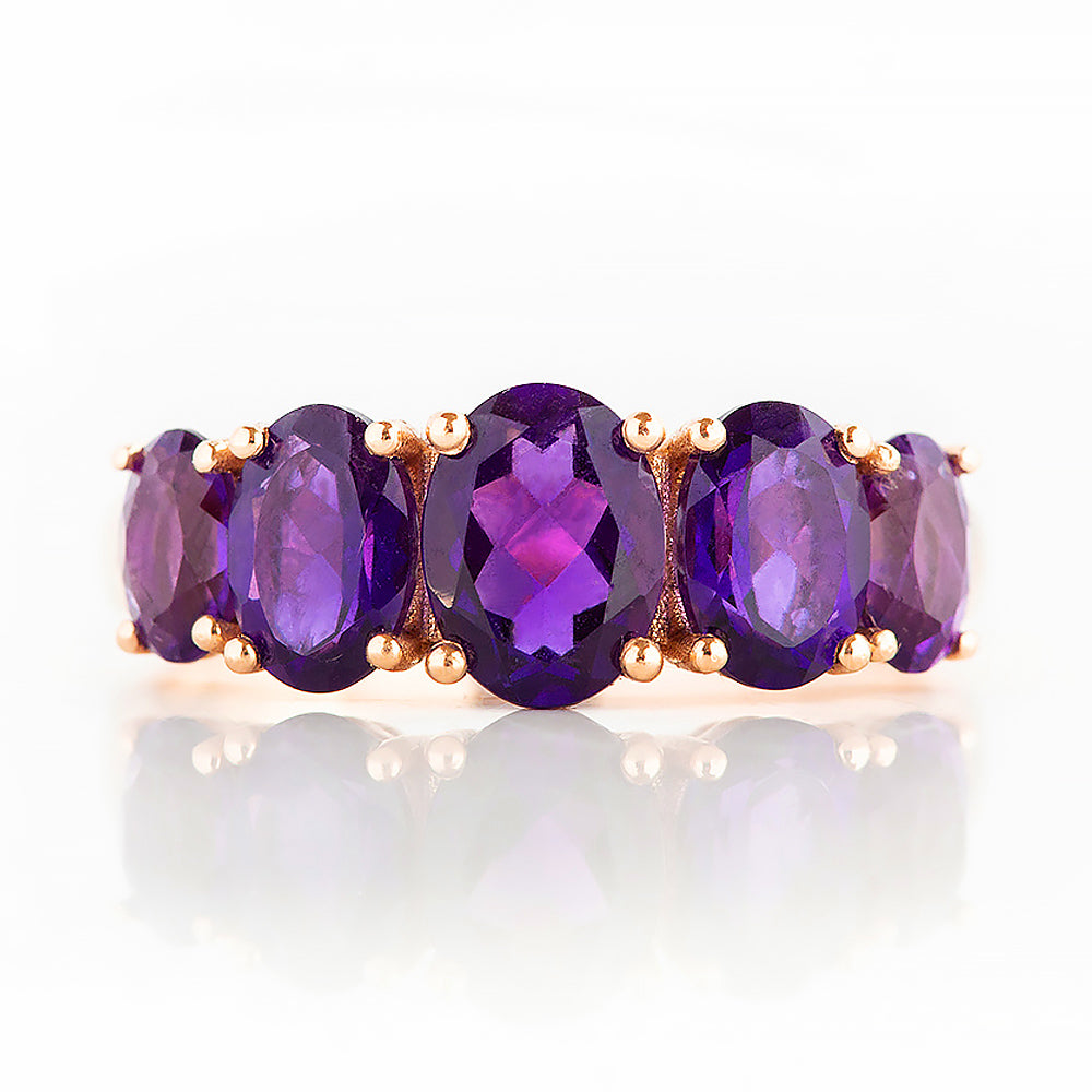 The Amethyst Queen Ring