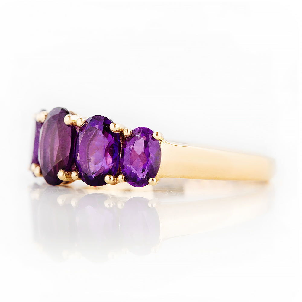 The Amethyst Queen Ring