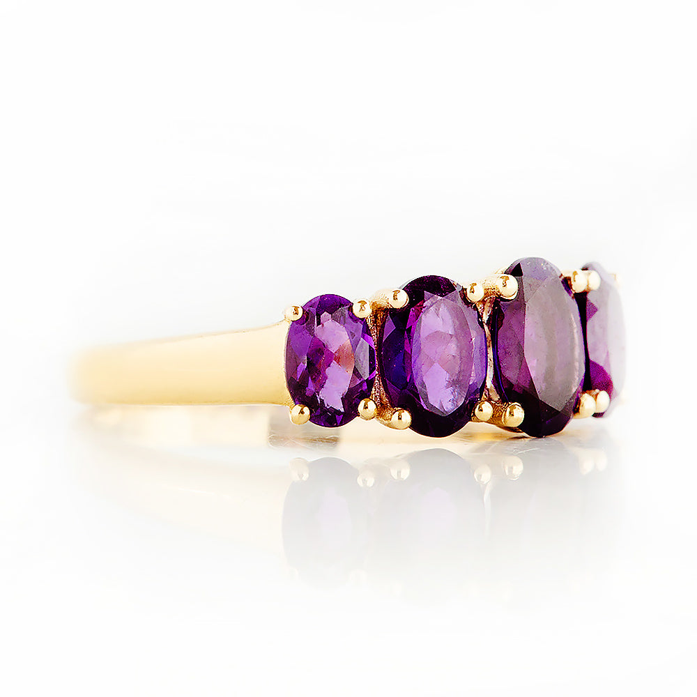 The Amethyst Queen Ring