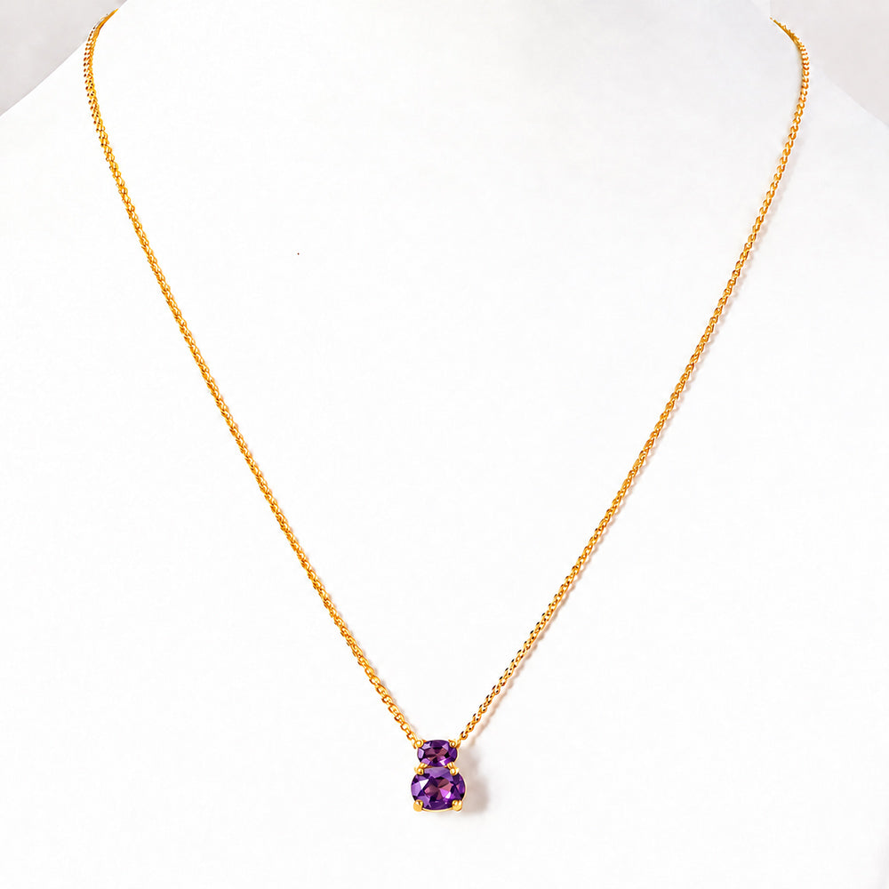 Georgie, Amethyst Necklace