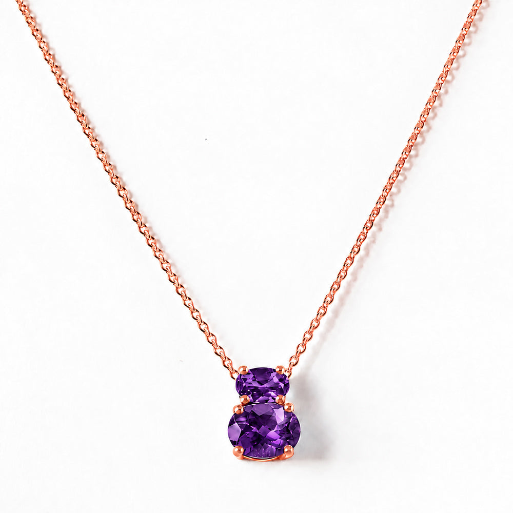 Georgie, Amethyst Necklace