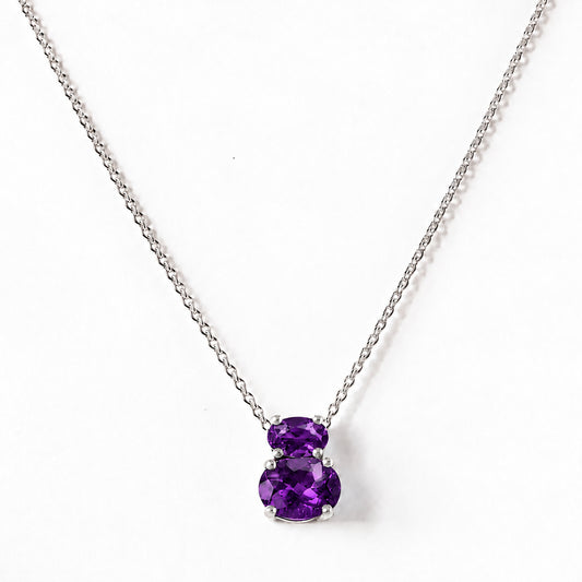 Georgie, Amethyst Necklace