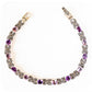 Purple and Pink Amethyst and Marcasite Bracelet