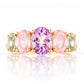 Queen, an Amethyst, Rose Quartz and Prasiolite Ring - Victoria's Jewellery