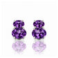 Georgie, Amethyst Stud Earrings