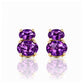 Georgie, Amethyst Stud Earrings
