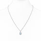 The Infinity Pendant with Aquamarine - Victoria's Jewellery