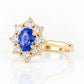 Blair, a Blue Sapphire and Diamond Ring - Victoria's Jewellery