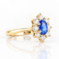 Blair, a Blue Sapphire and Diamond Ring - Victoria's Jewellery